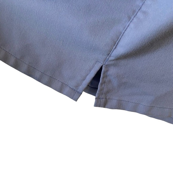 Grey's Anatomy by Barco Scrub Top Large Blue Workwear Career wear Pockets V-Neck - Picture 8 of 11